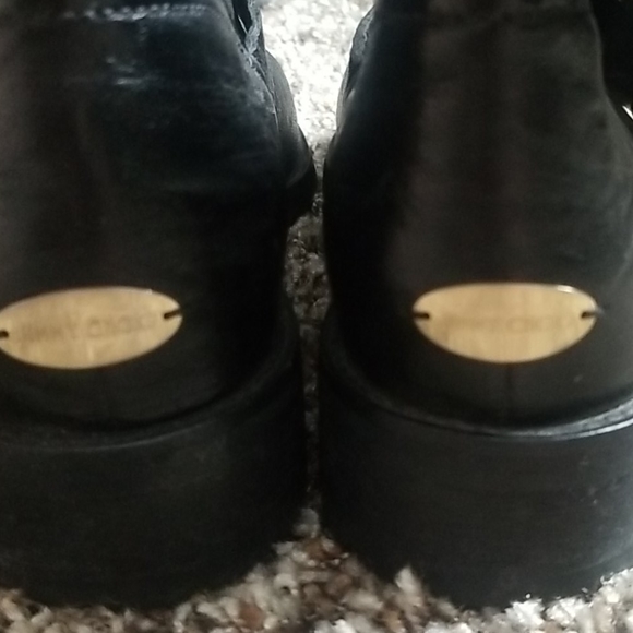 Jimmy Choo distressed moto boots - Picture 4 of 7